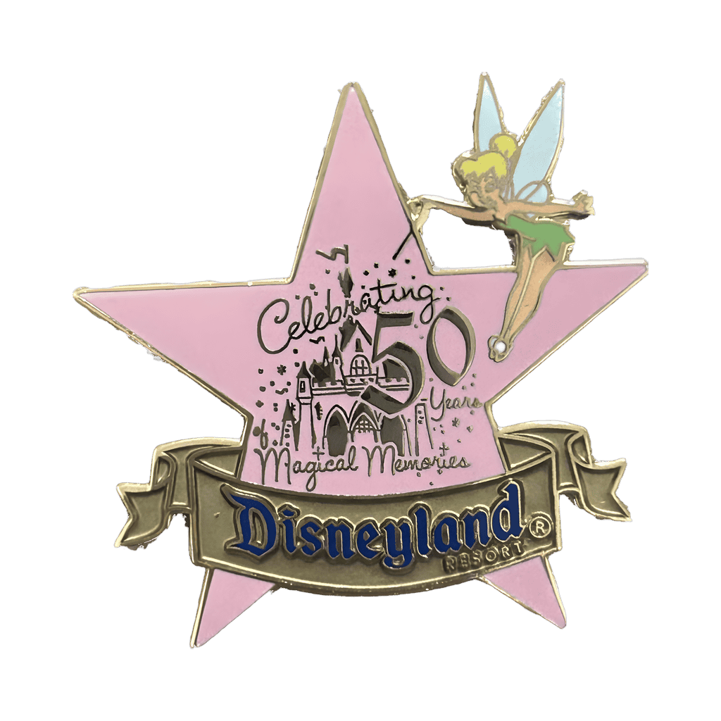 Hollywood Walk of Fame Disneyland Star with Tinker Bell Disney pin