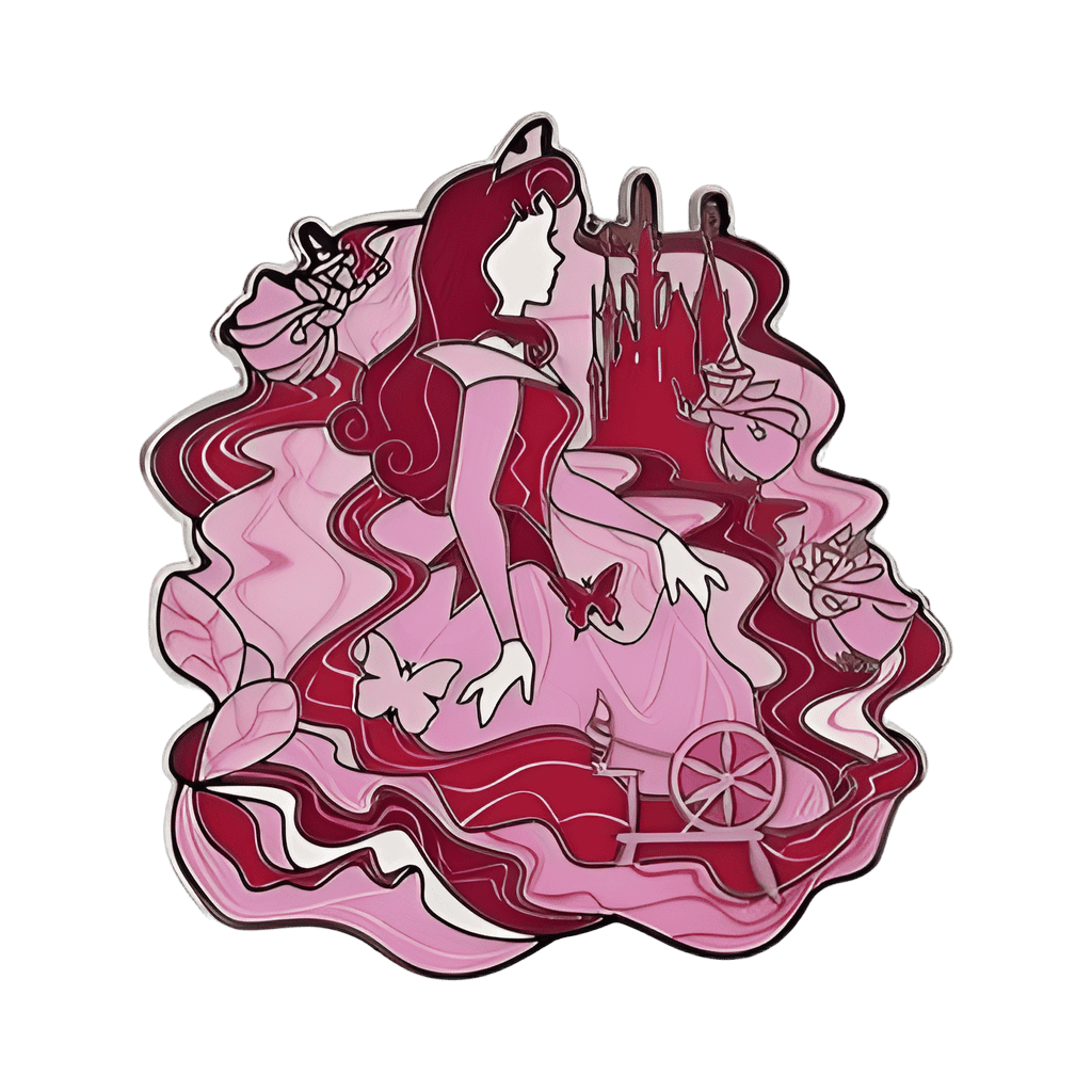 Aurora in Pink Smoke Disney pin