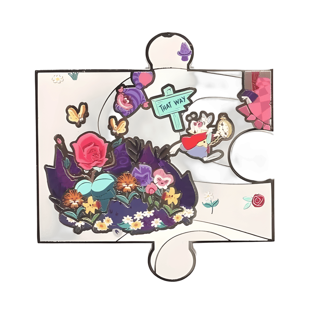 Golden Afternoon Flowers Disney pin