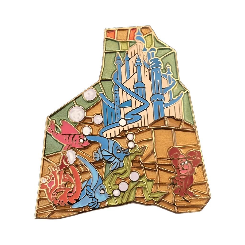 Sebastian at Triton's Castle Disney pin