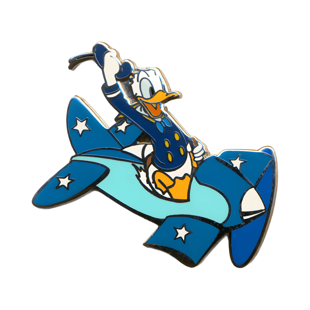 Flying a Blue Airplane Disney pin