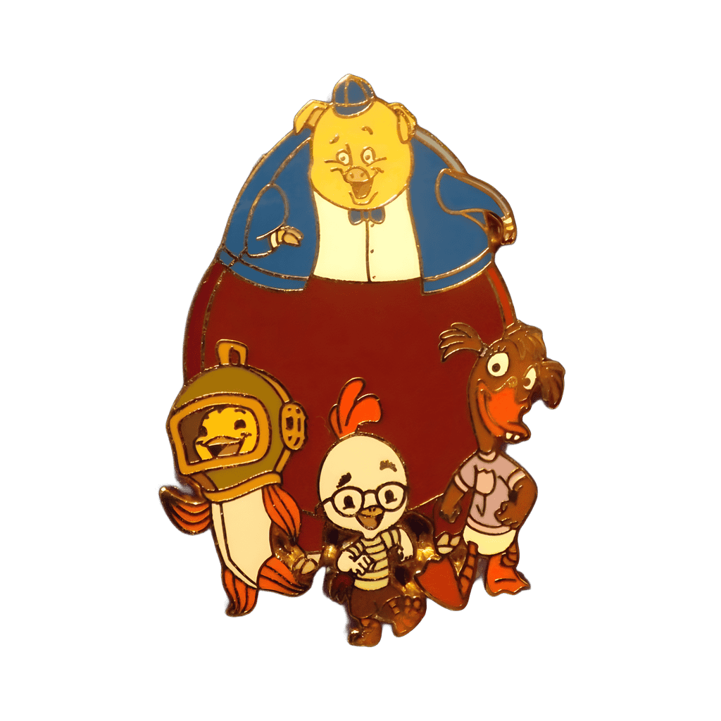 Chicken Little, Abby, Fish, and Runt Disney pin