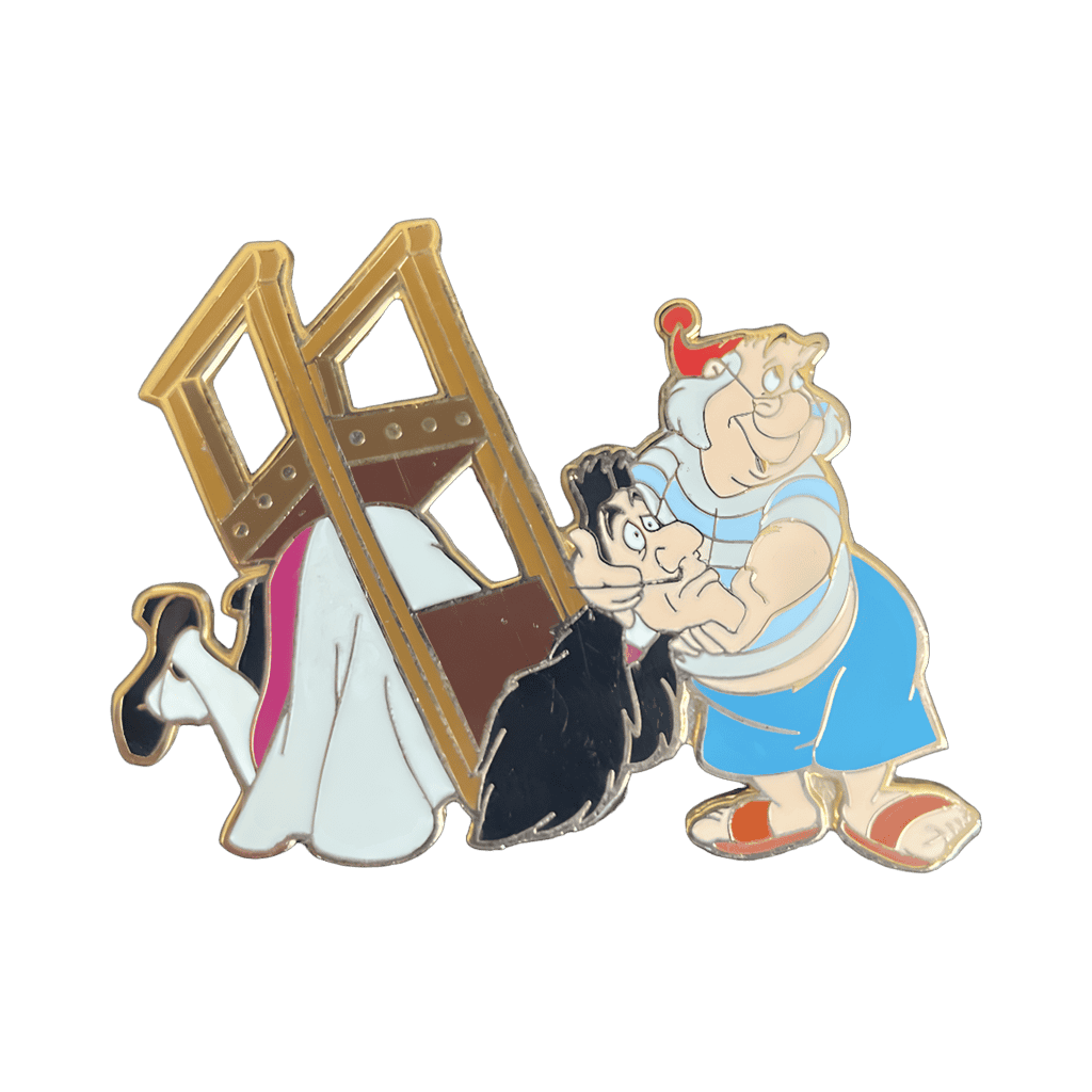 Hook in the Barber's Chair with Smee Disney pin