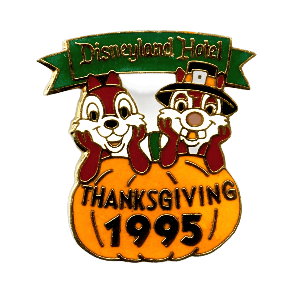 Disneyland Hotel - Thanksgiving 1995 - Chip & Dale Disney pin