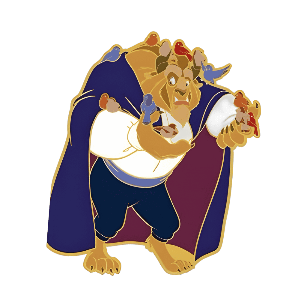 Beast with Birds and Cloak - PALM LE 2000 Disney pin