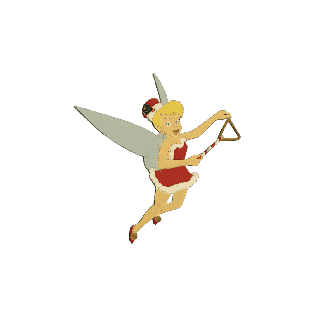 Tinker Bell playing triangle music Disney pin
