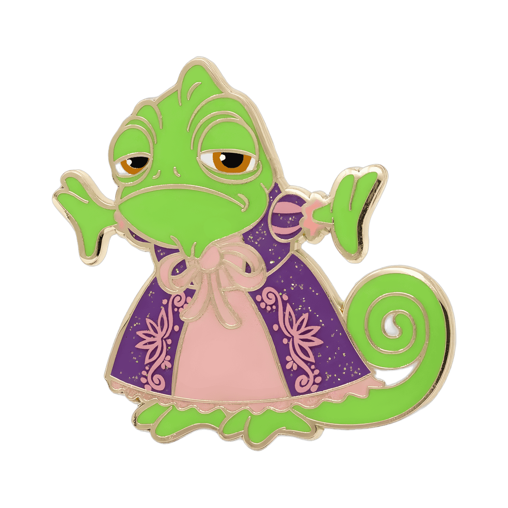 Pascal in Pink Dress Disney pin