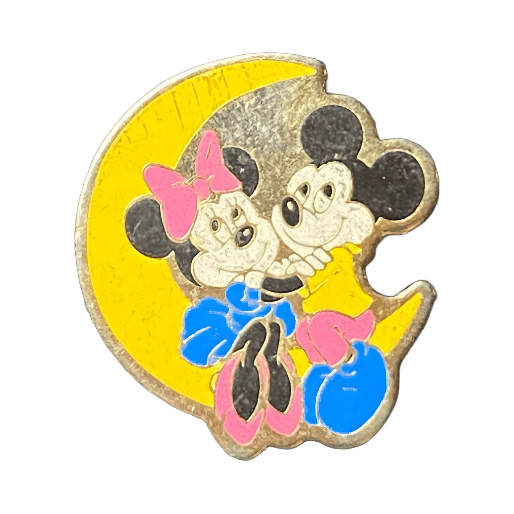 Mickey and Minnie Sitting on the Moon Disney pin