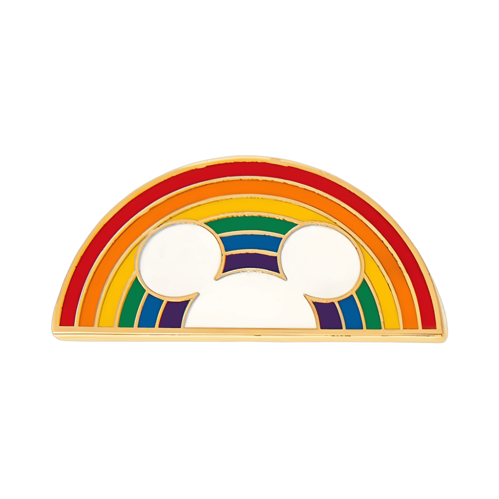 Rainbow Mickey Icon Disney pin