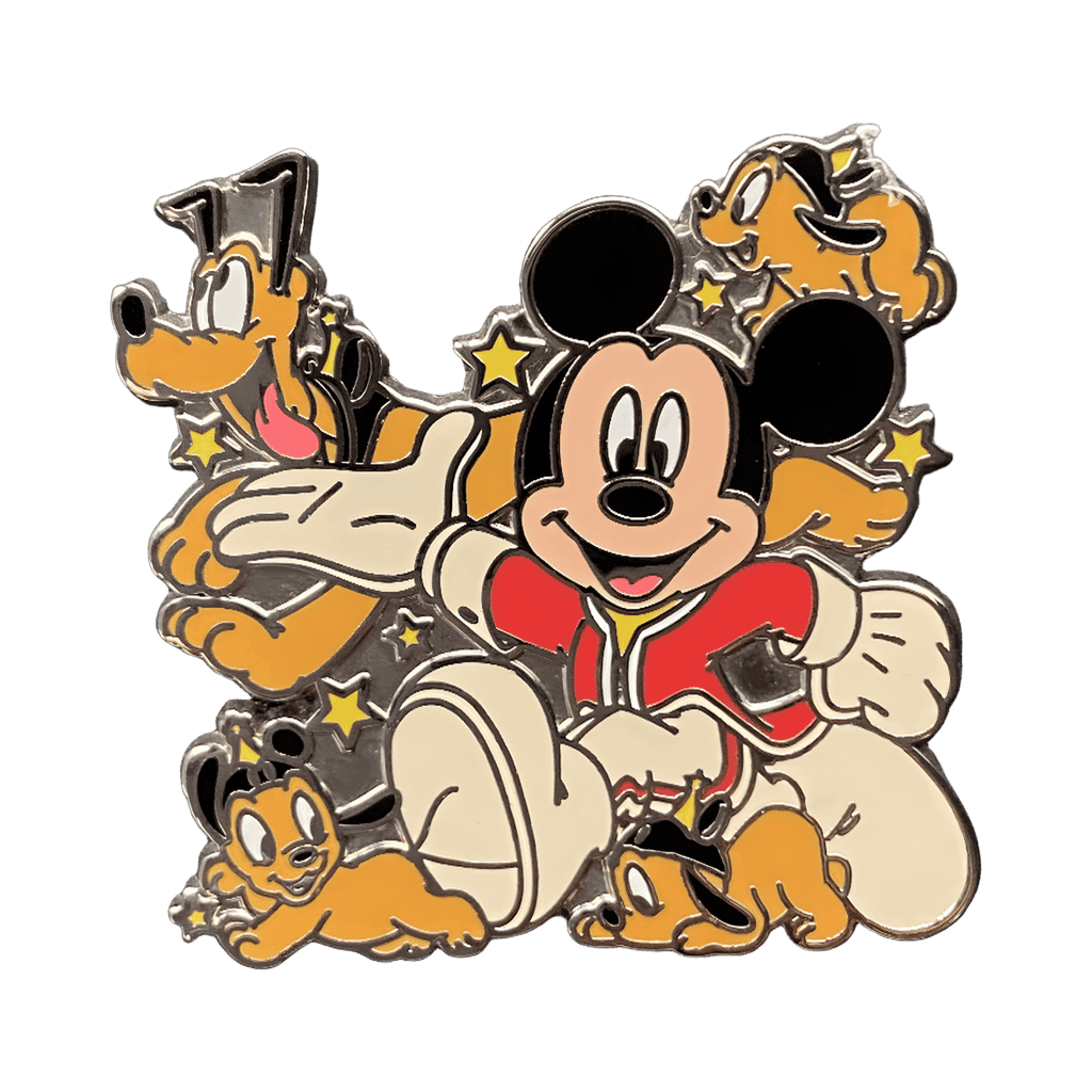 Mickey with Pluto and Puppies Disney pin