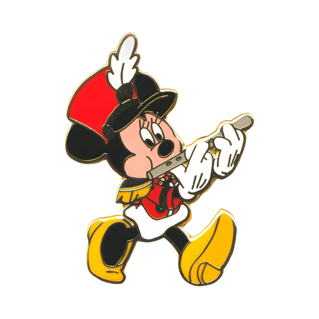 Minnie Mouse playing a Flute Disney pin