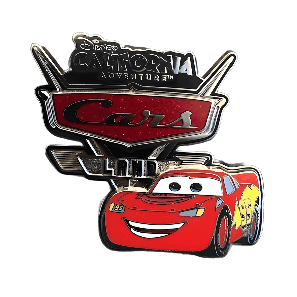 Cars Land Logo - Lightning McQueen Disney pin