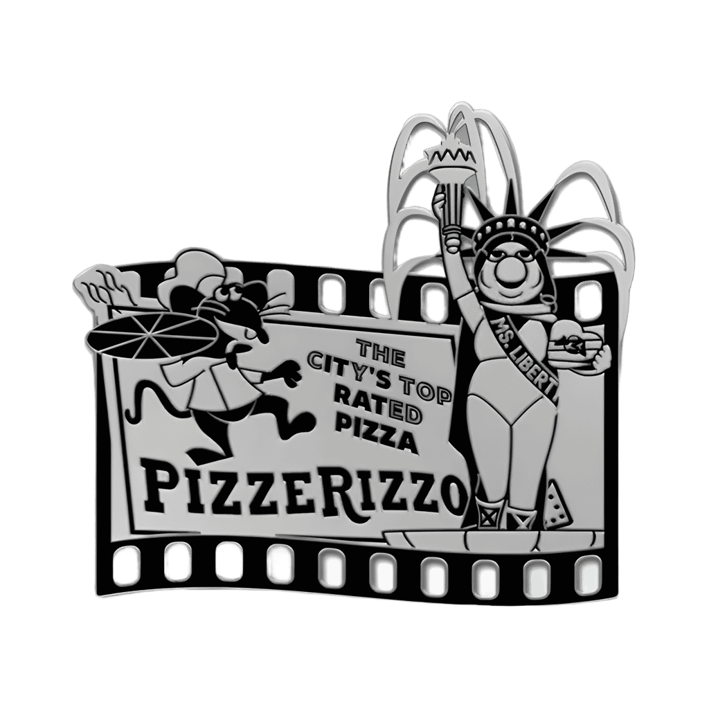 D23-Exclusive Film Strip Set - Grand Avenue (Muppet*Vision 3D and PizzeRizzo) Disney pin