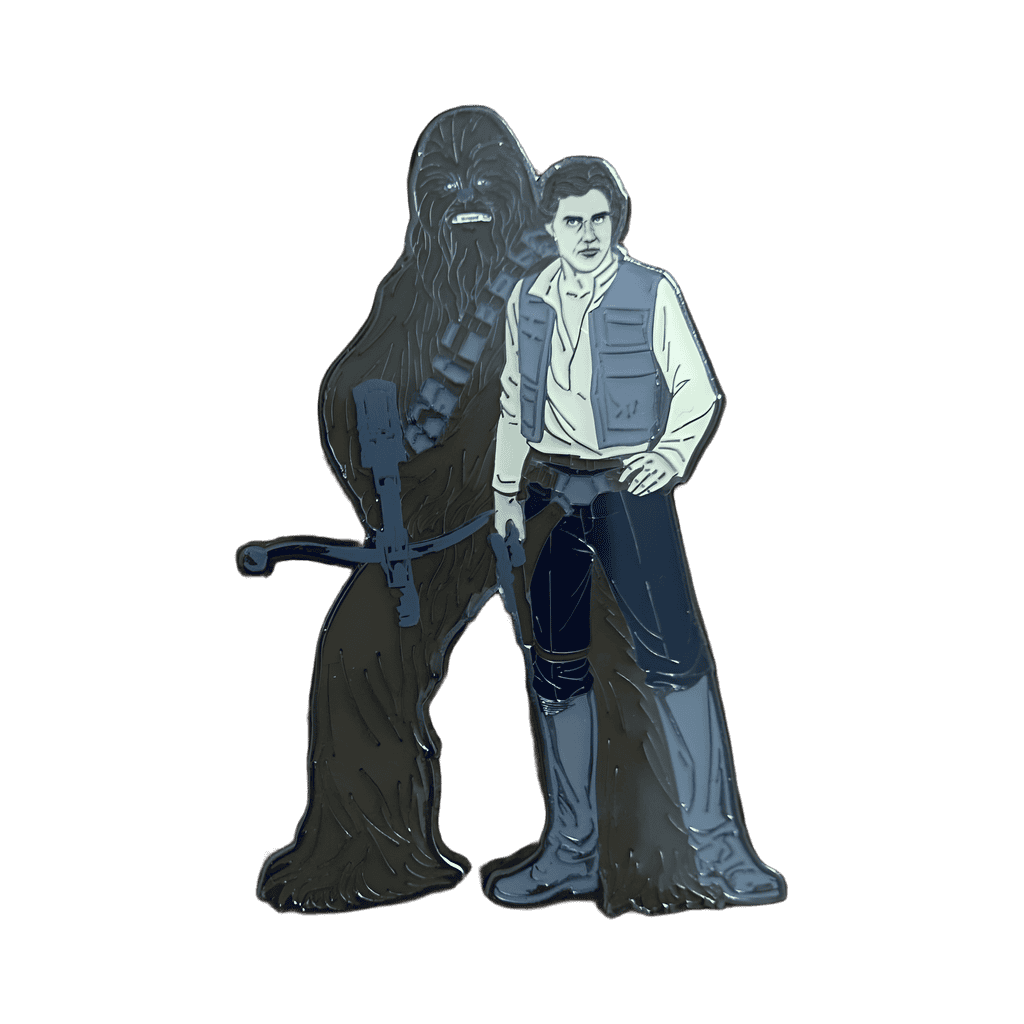 Han and Chewbacca Disney pin