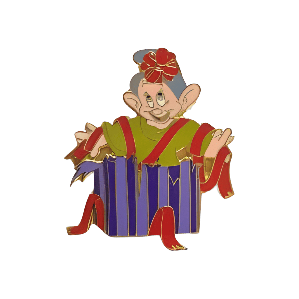 Dopey with a Present Disney pin