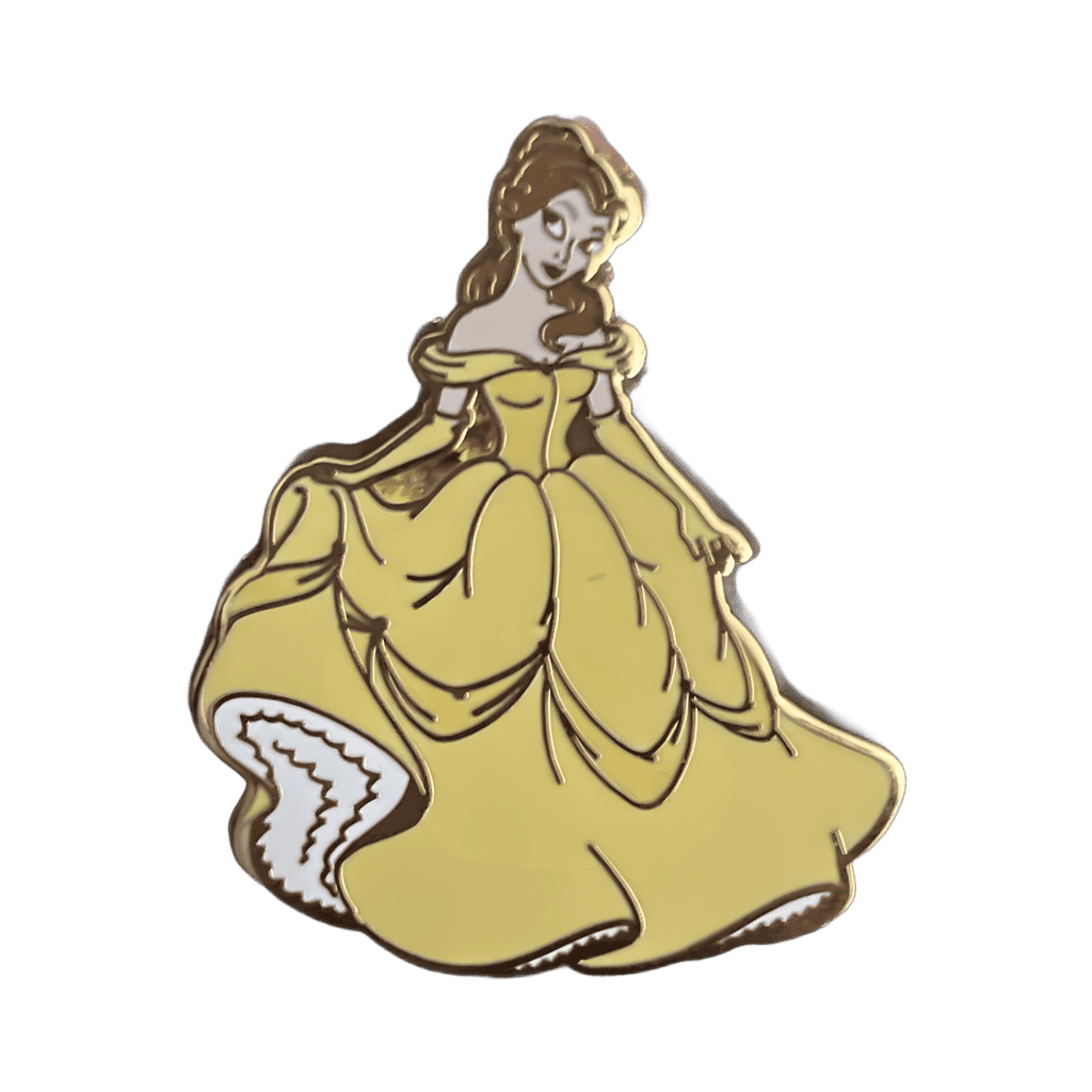 Belle Holding Yellow Dress Disney pin