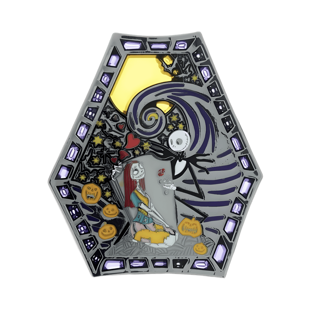 Jack & Sally Stained Glass Disney pin