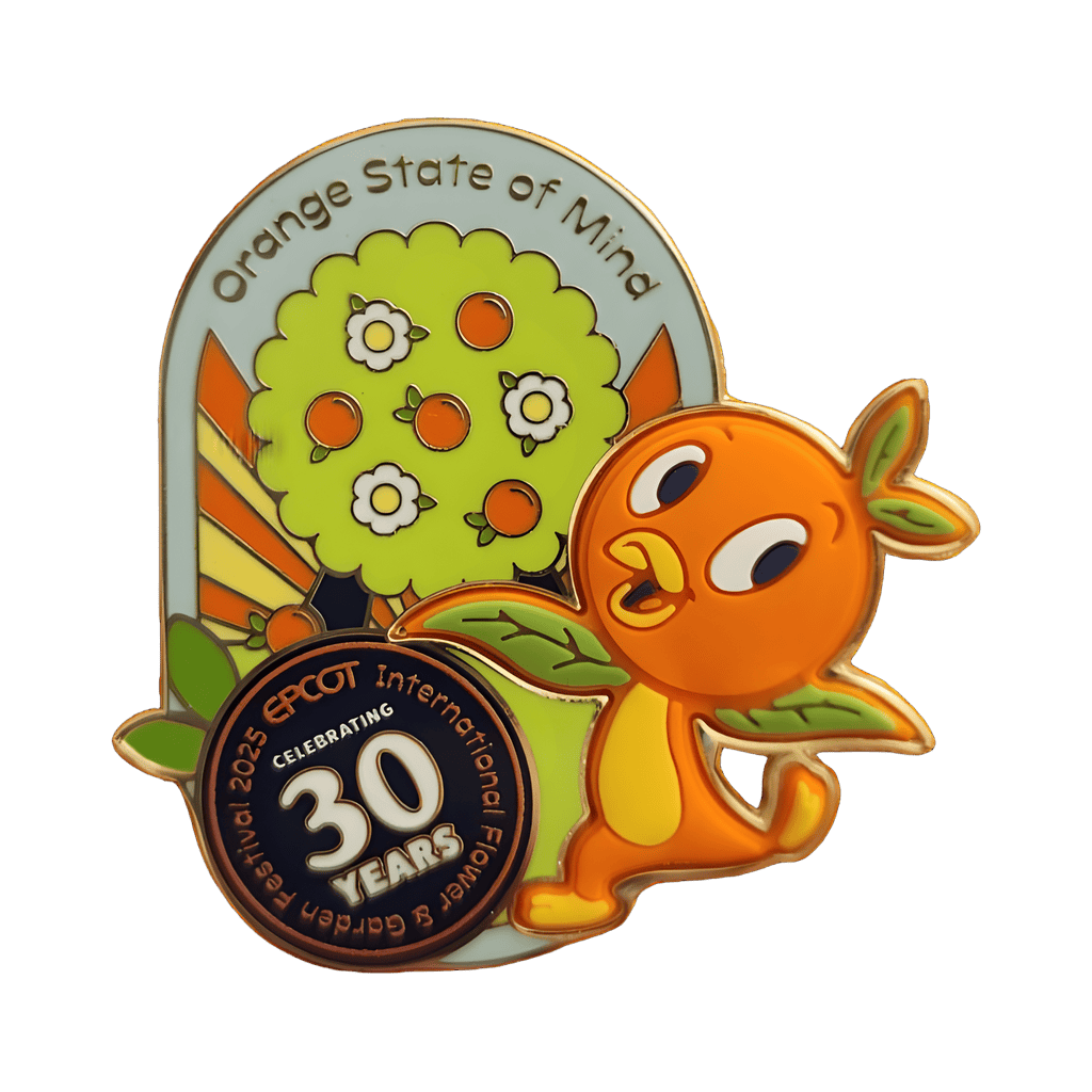 Celebrating 30 Years — Orange State of Mind Disney pin