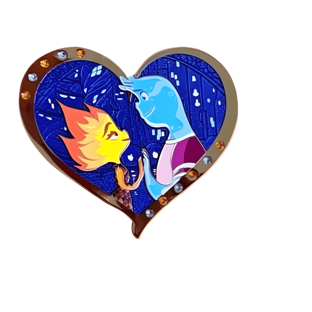 Ember and Wade Disney pin
