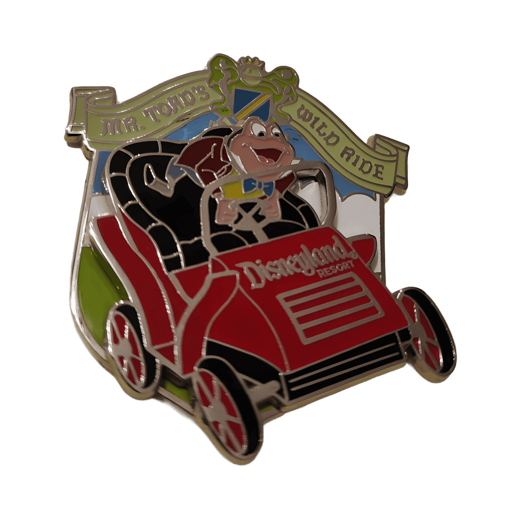 Toad with Disneyland Motorcar Disney pin