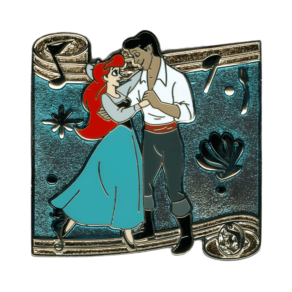 Dancing Scroll Mystery Collection - Ariel and Eric CHASER Disney pin