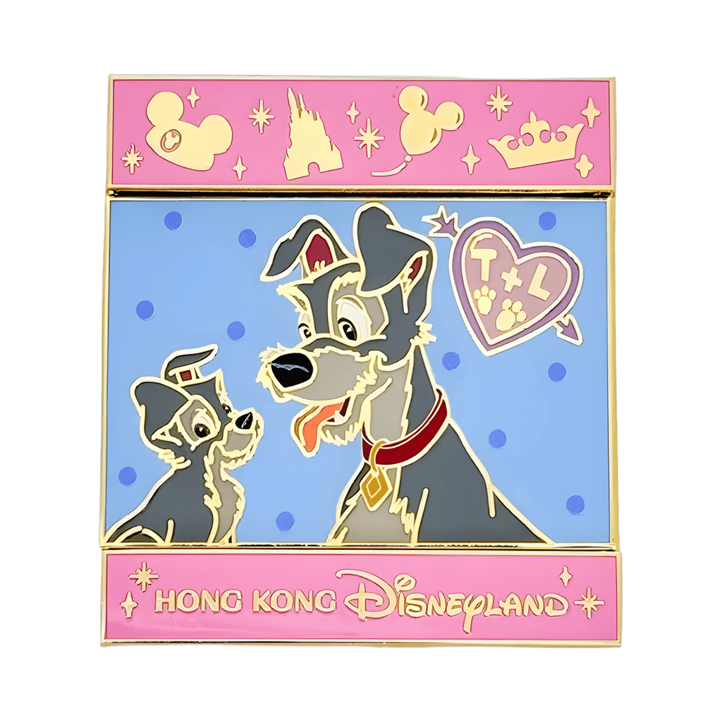 Lady and the Tramp Disney pin