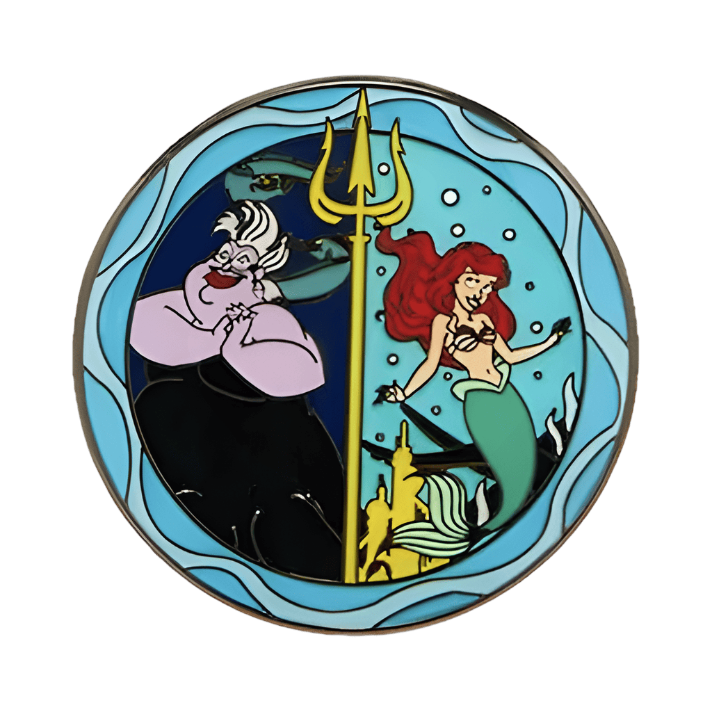 Ursula and Ariel Disney pin