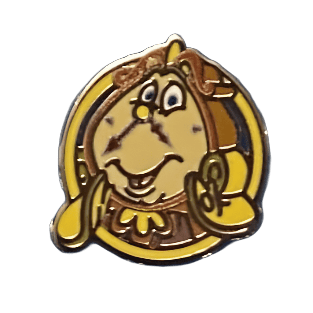 Cogsworth Disney pin
