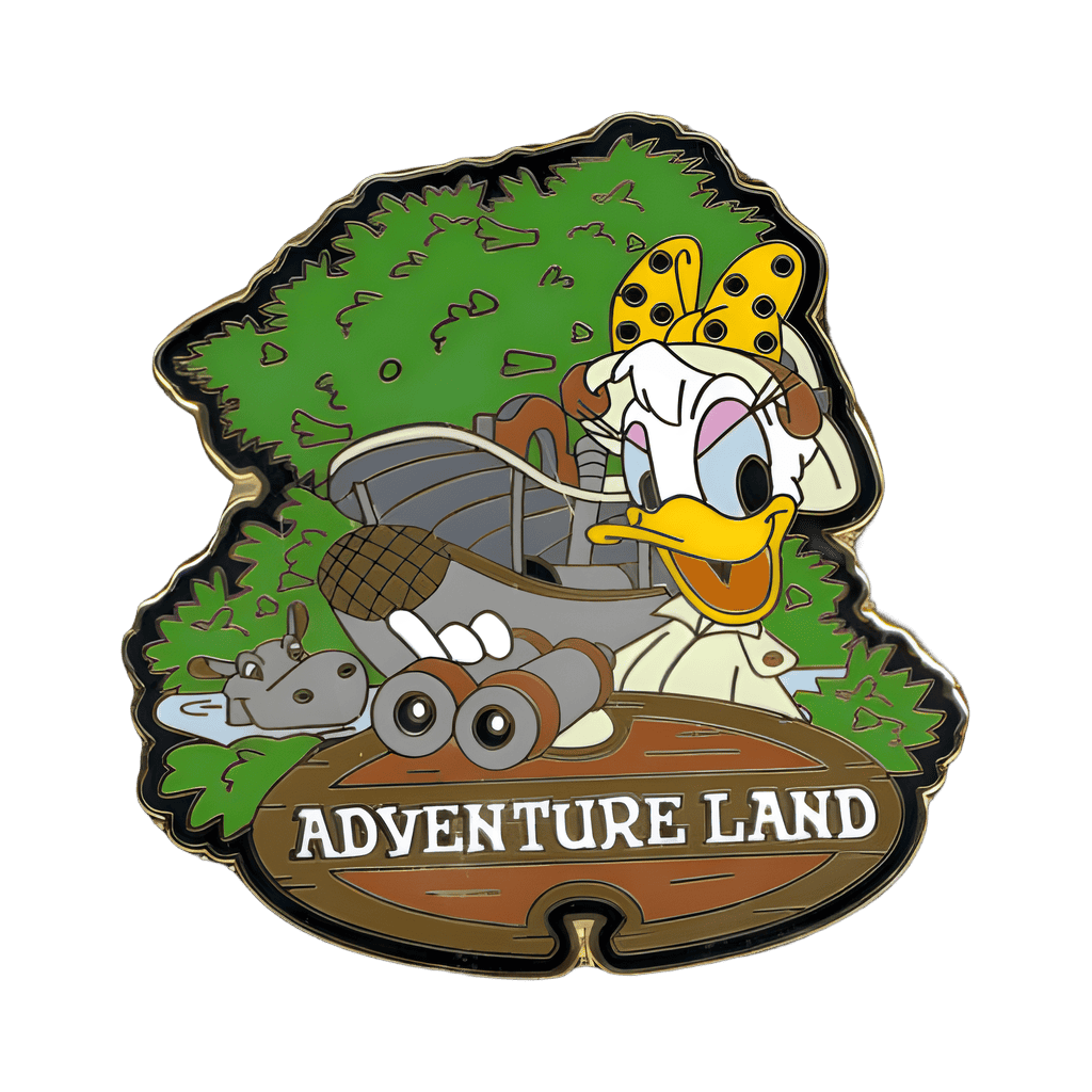 Adventureland - Daisy Duck and Jungle Cruise Disney pin