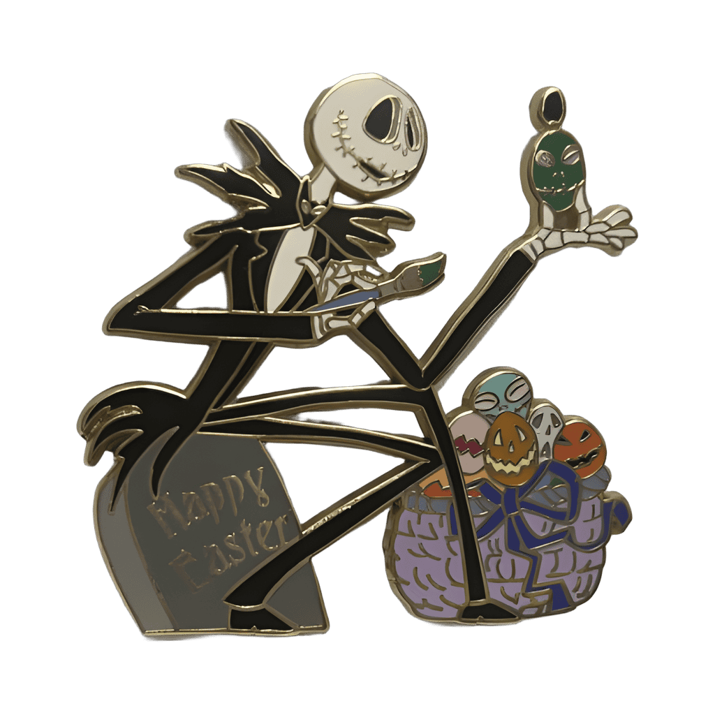 Jack Skellington and Shrunken Head Easter Egg Disney pin