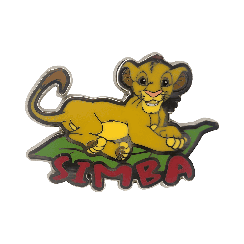 Simba Name Leaf Disney pin