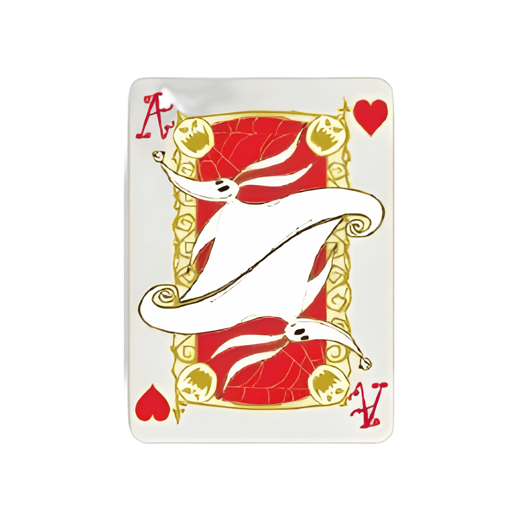 Zero as Ace of Hearts Card Disney pin
