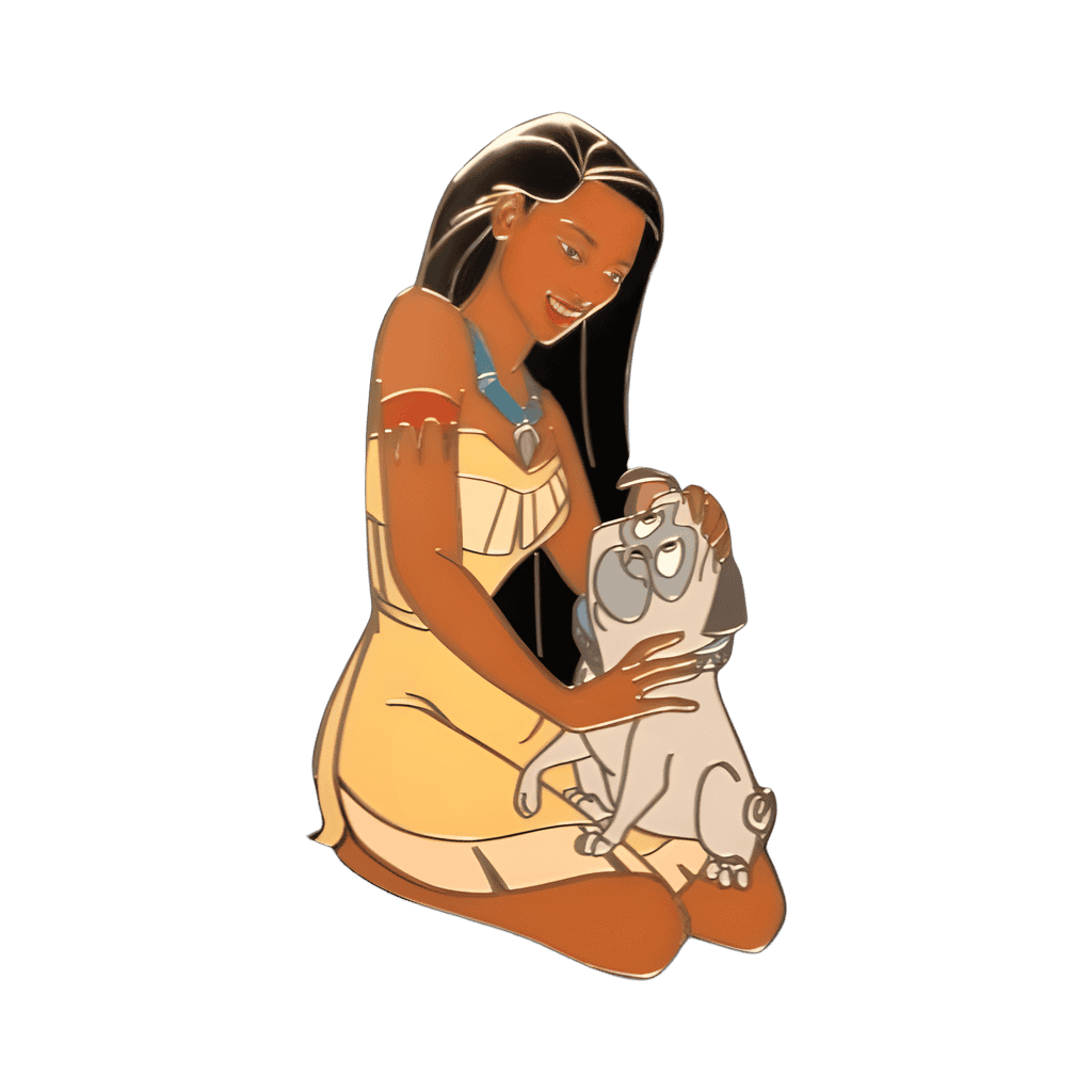 Pocahontas and Percy Disney pin
