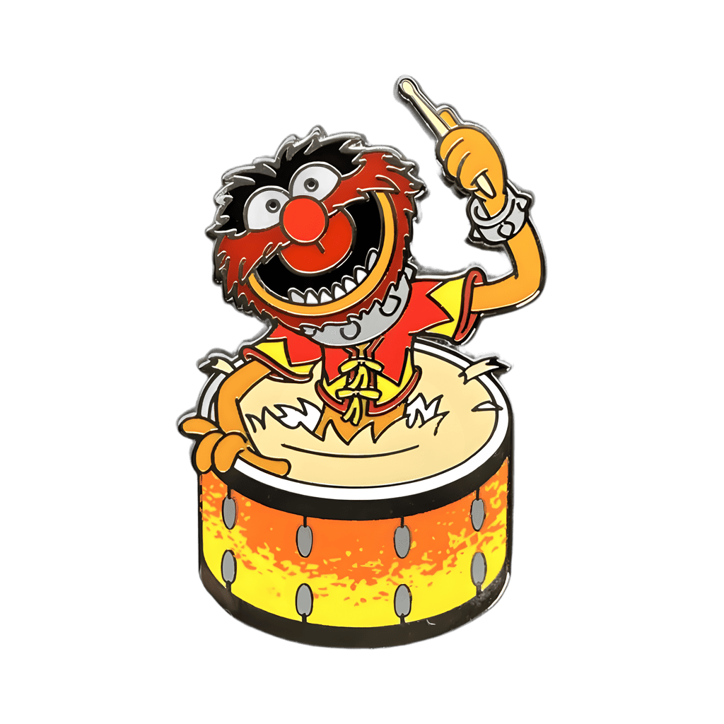 Animal in Drum Disney pin