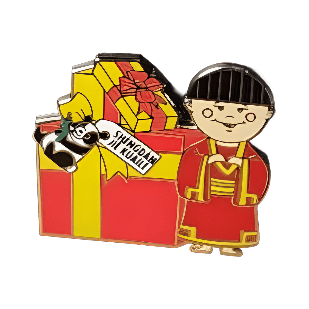 Chinese Child with Panda and Presents Disney pin