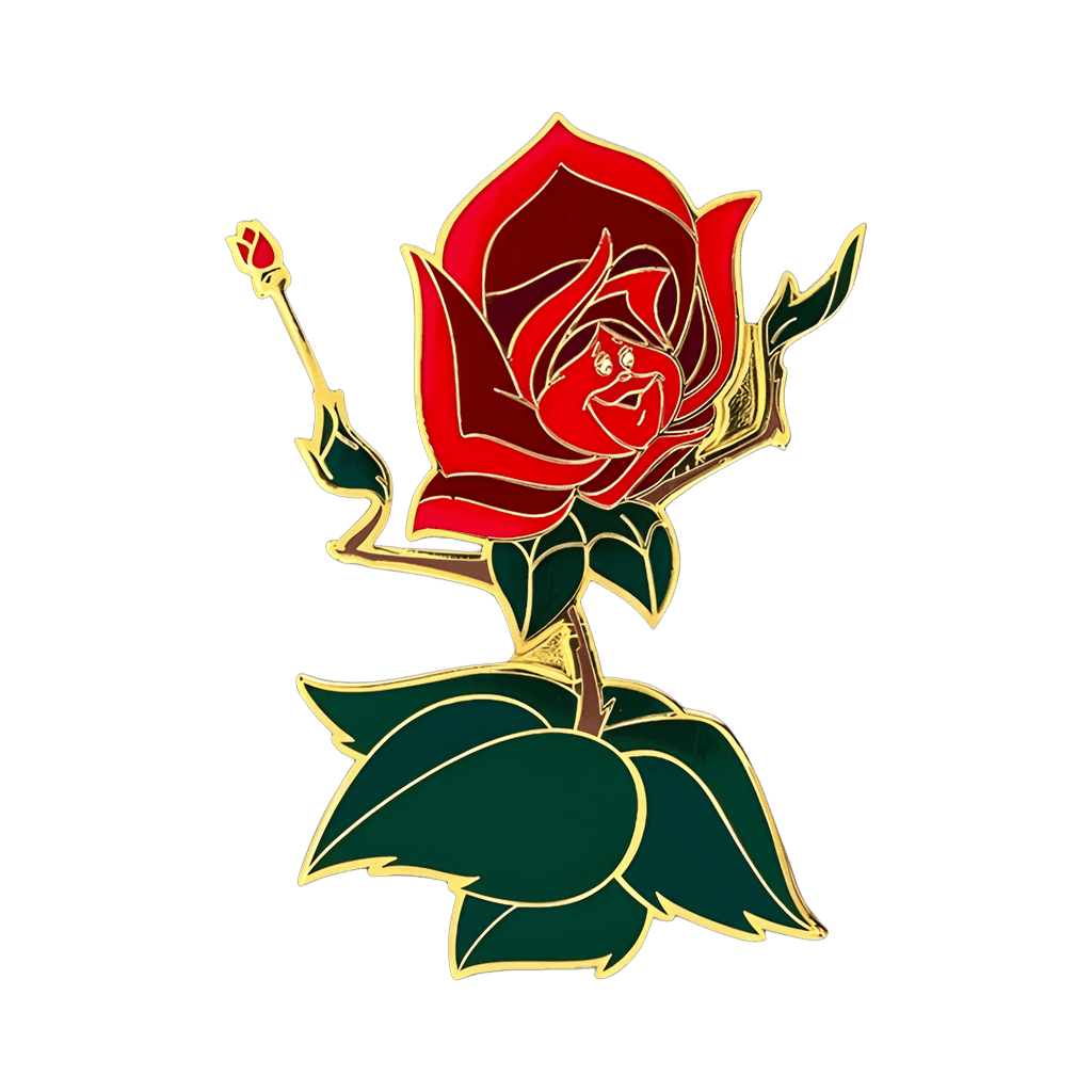 Red Rose Disney pin