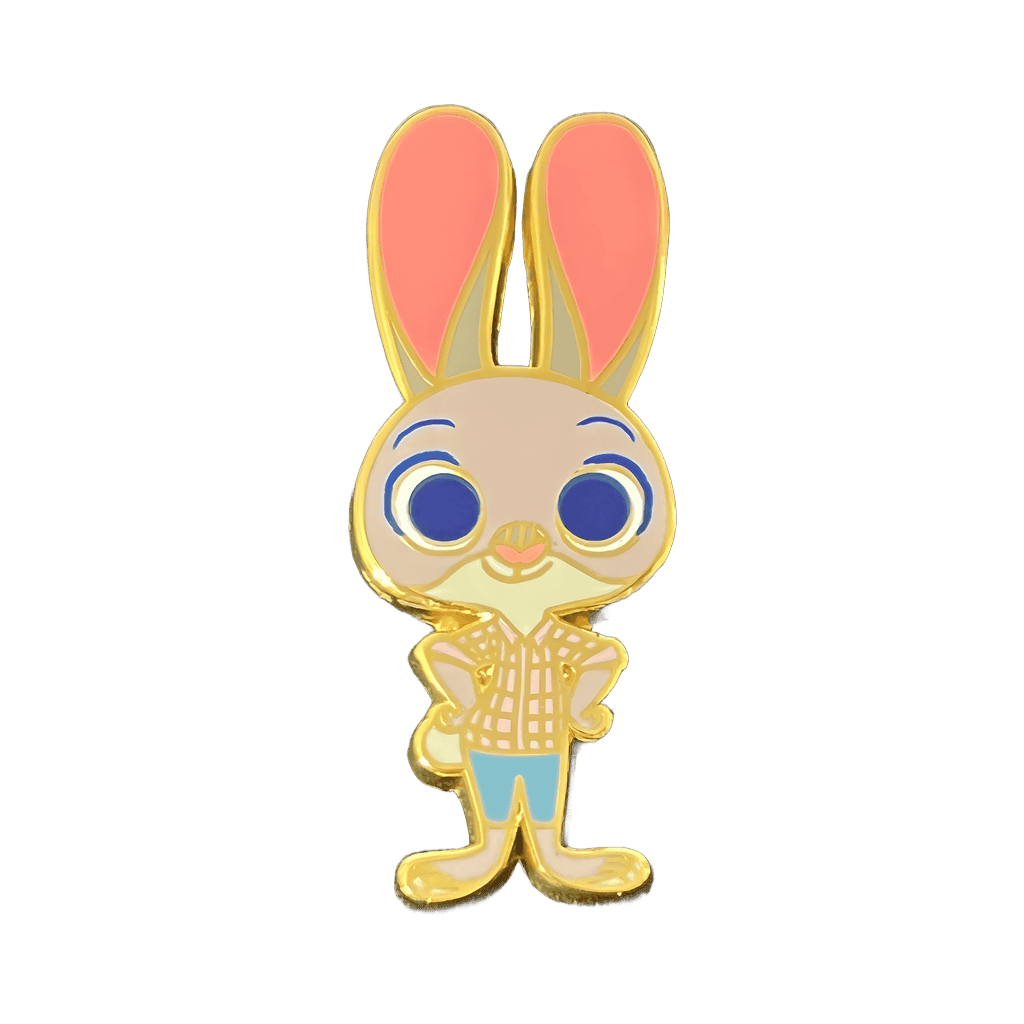 Judy Hopps as a Carrot Farmer Disney pin
