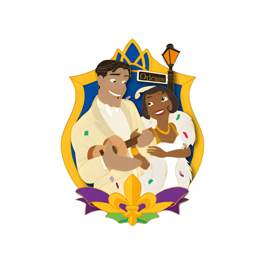Tiana and Naveen Disney pin