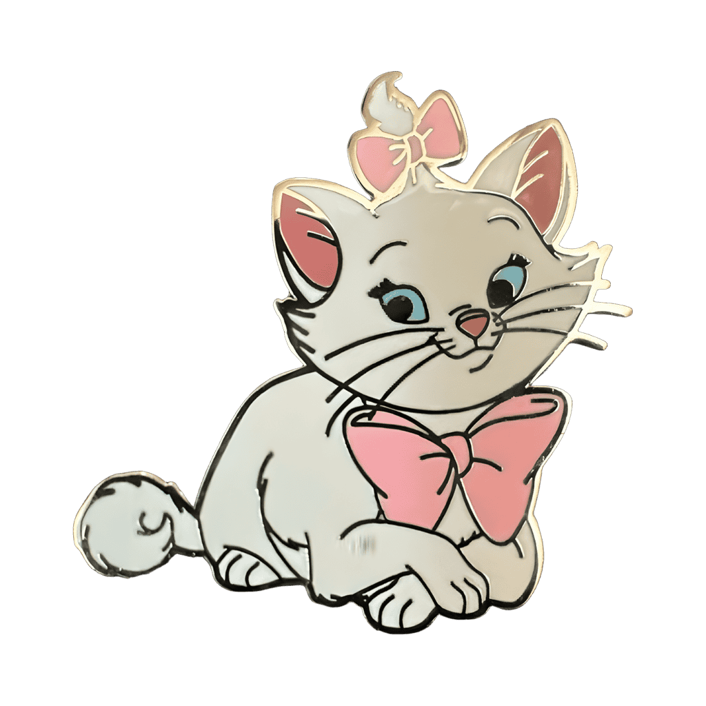 Marie Laying Down Disney pin
