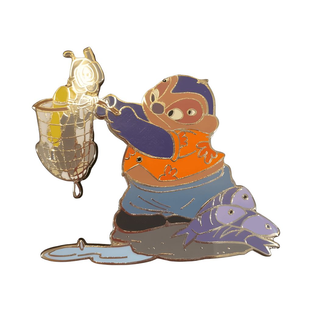 Fishing Jumba and Pleakley Disney pin