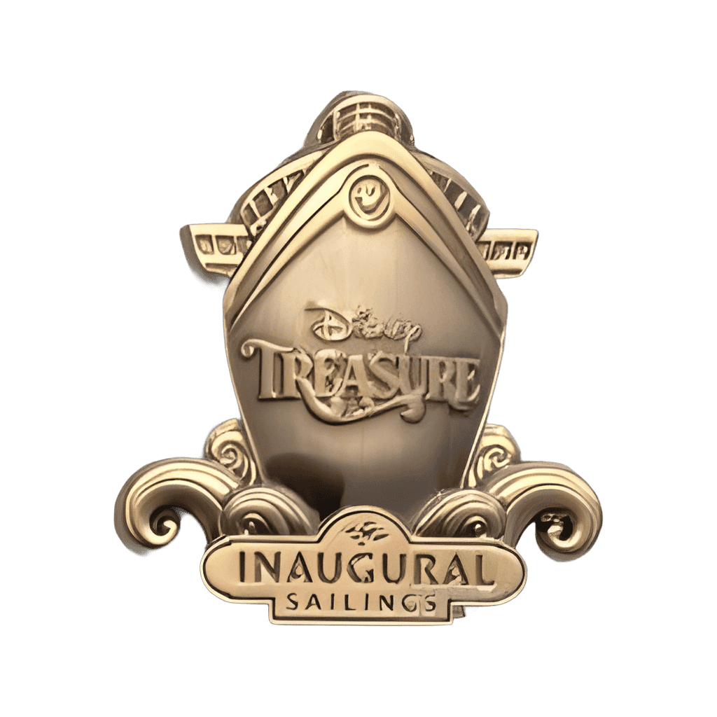 Inaugural Sailings — Disney Treasure Sculpted Ship Disney pin