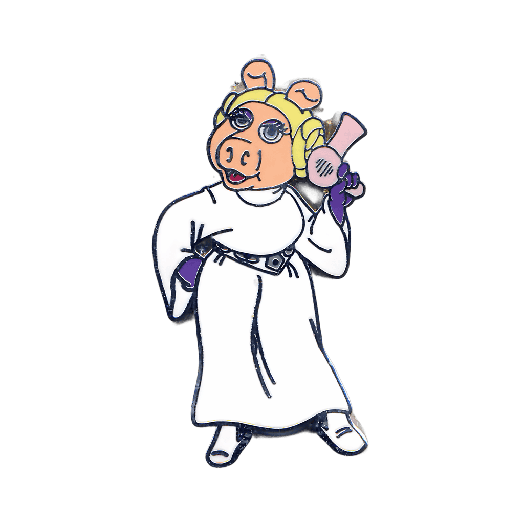 Miss Piggy as Leia Disney pin