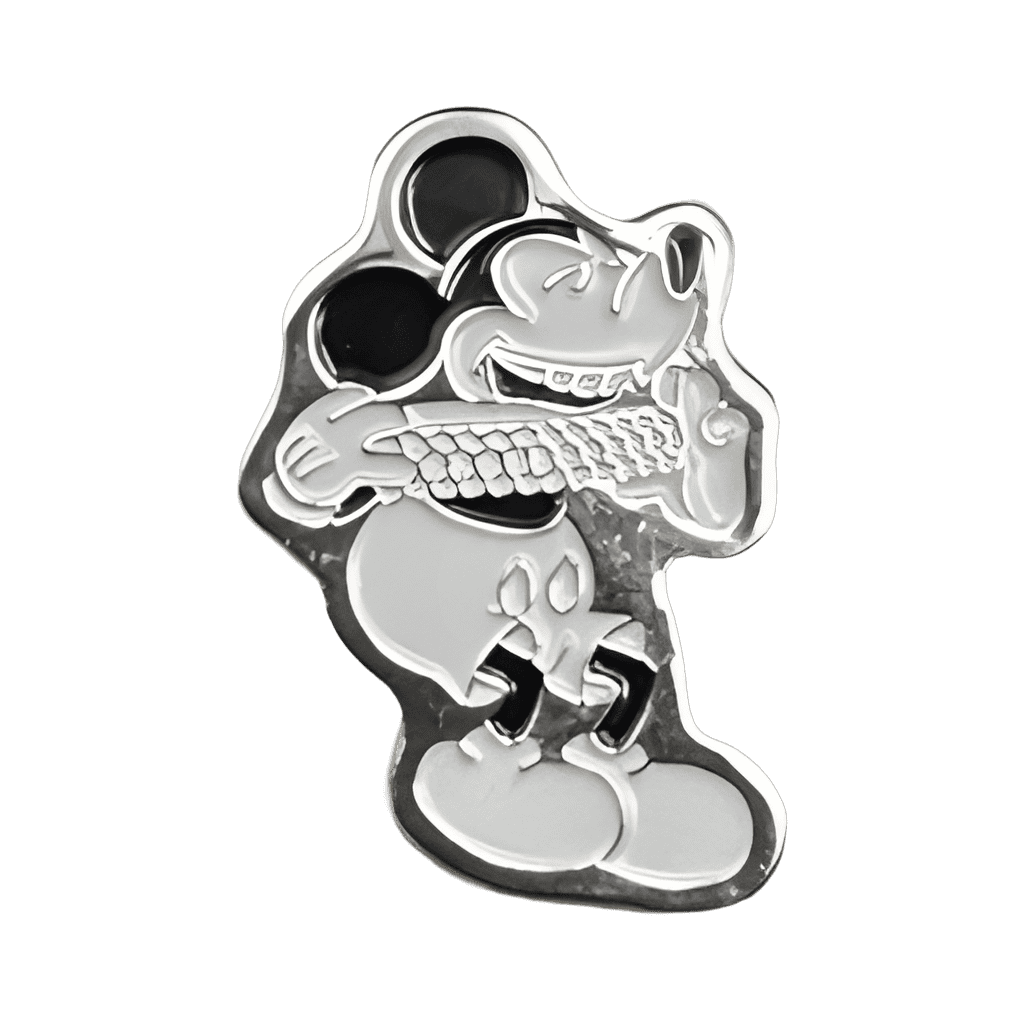 Mickey eating corn Disney pin