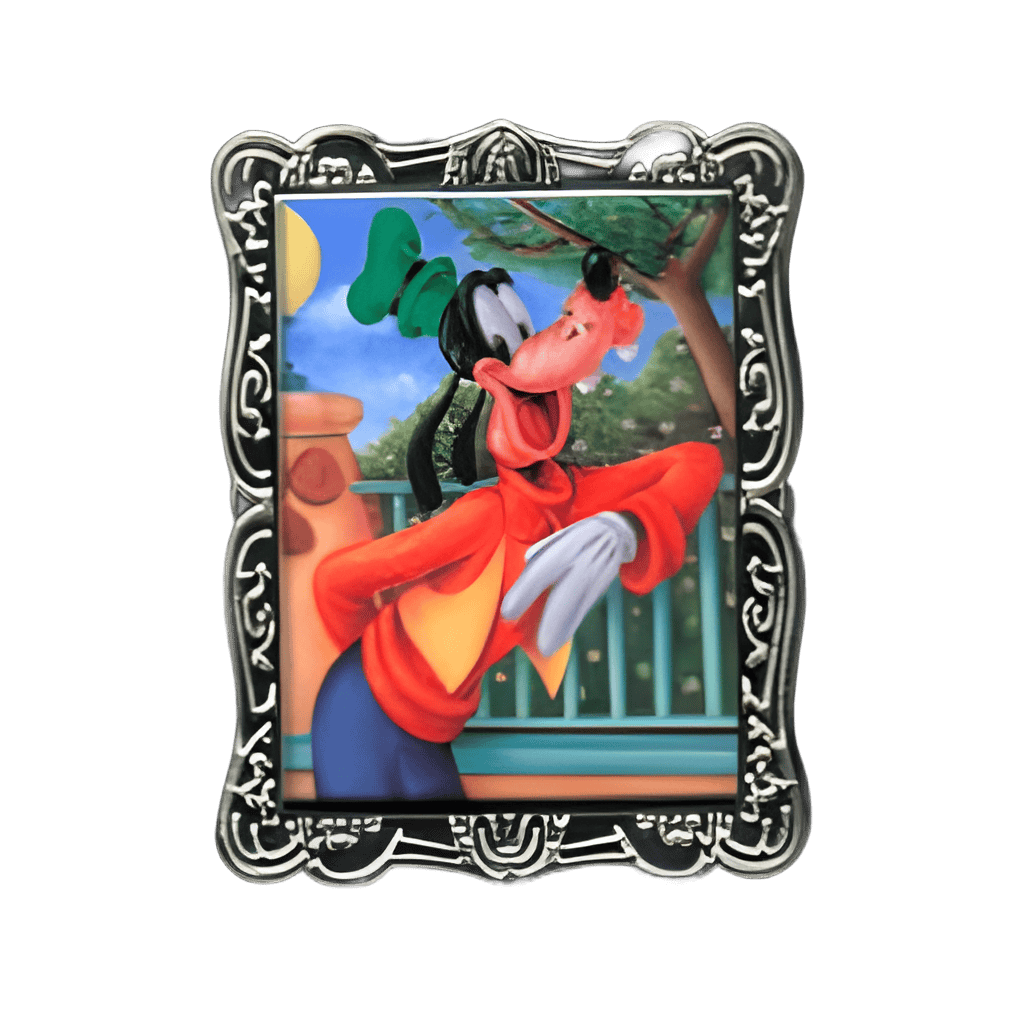 Goofy by Fence Disney pin