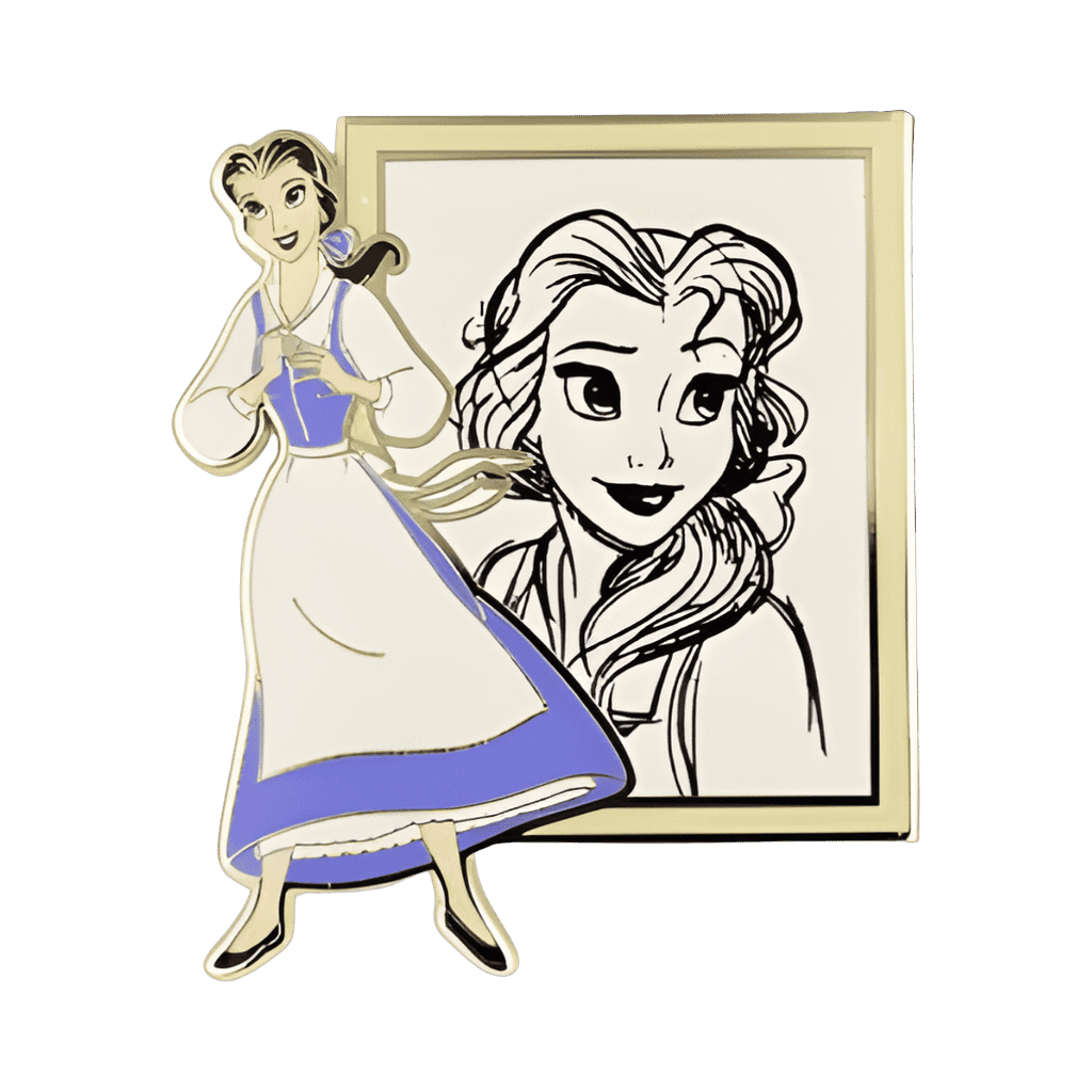 Belle Countryside PALM Princess Royal Illustrations Disney pin