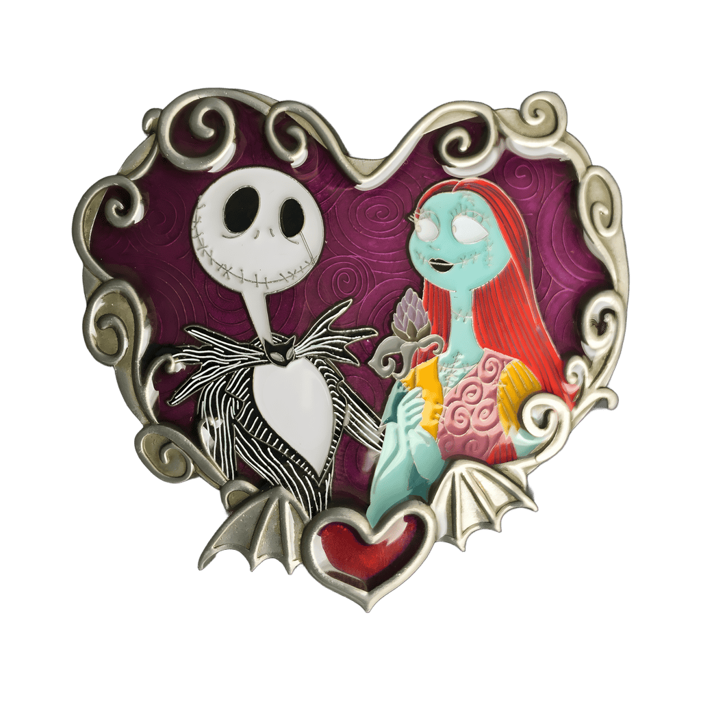 Jack and Sally Disney pin