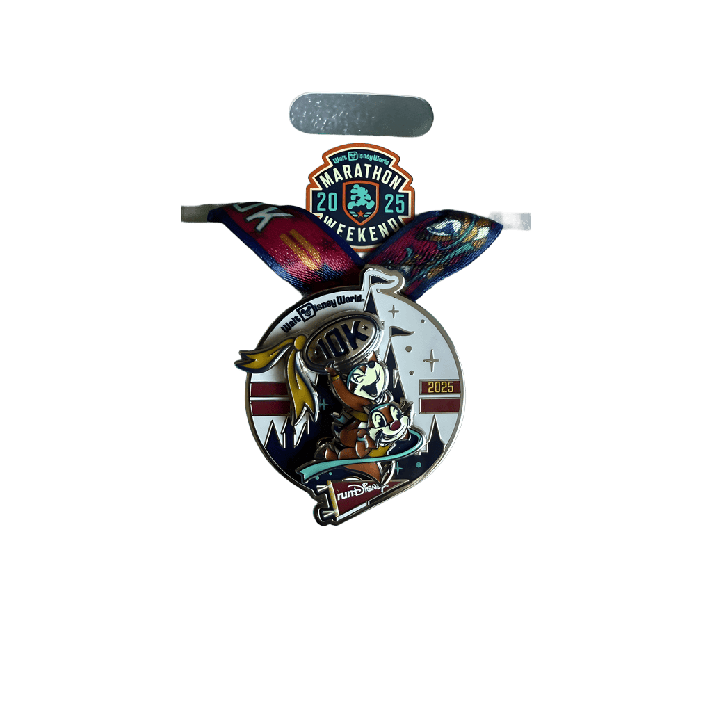 Chip and Dale 10k Replica Medal Slider Disney pin