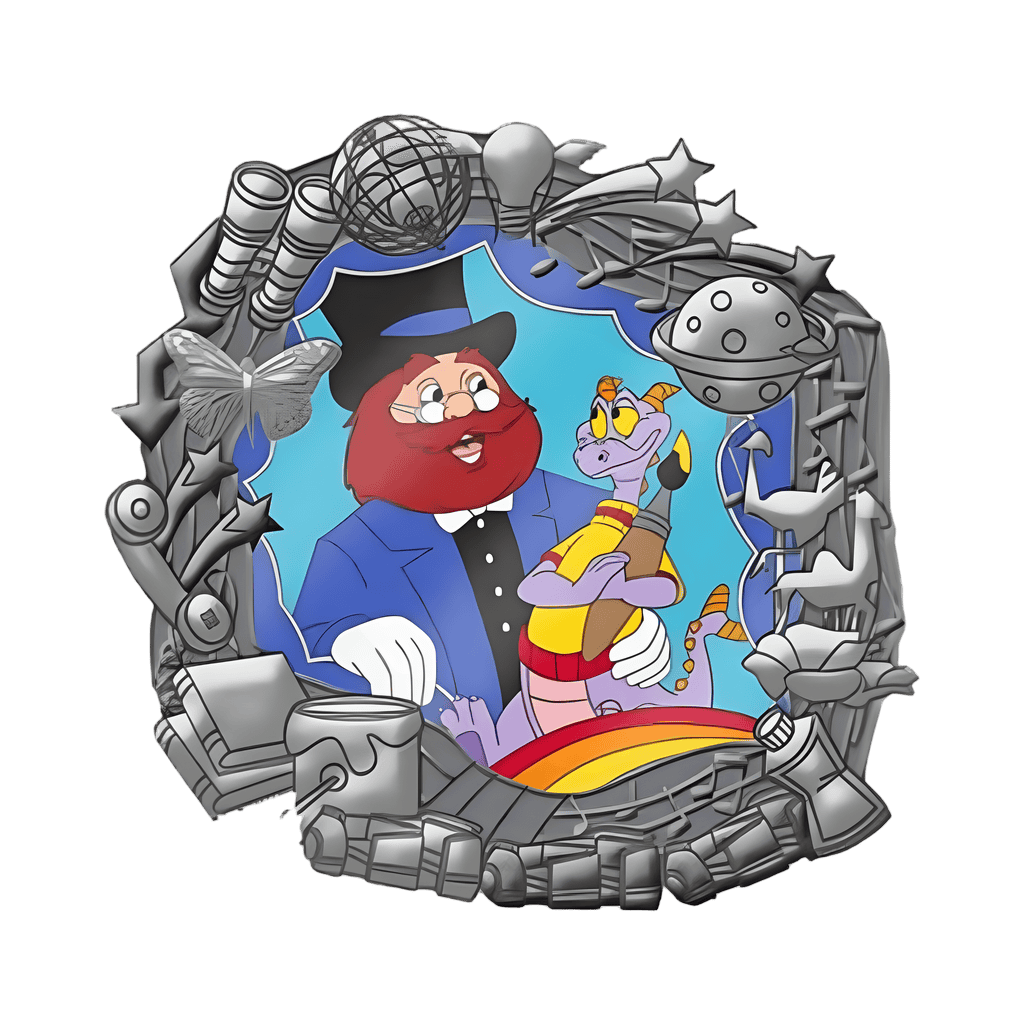 Figment and Dreamfinder Mini Jumbo Disney pin