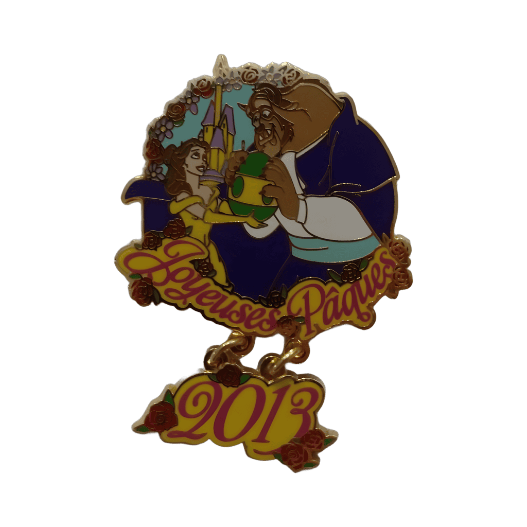 Happy Easter 2013 - Beauty and the beast Disney pin