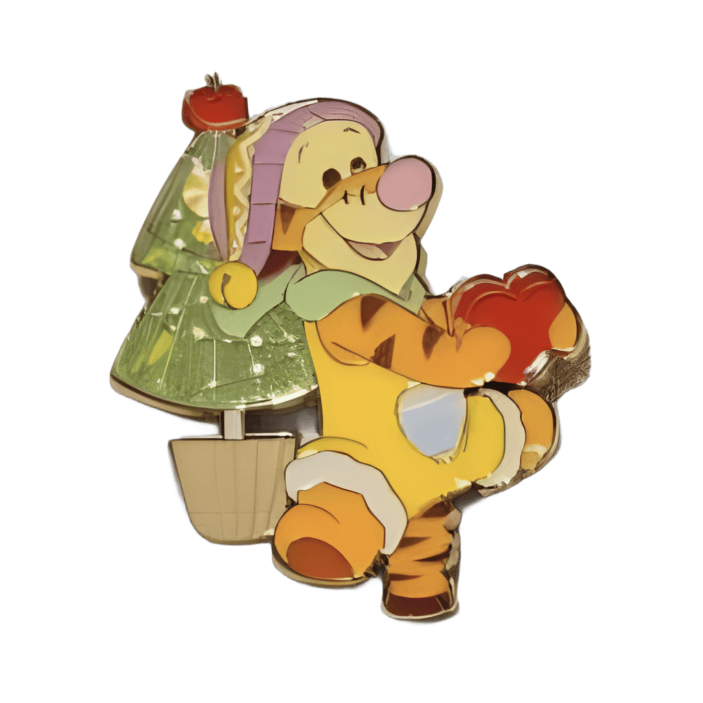 Tigger - Christmas Tree and Heart Present Disney pin